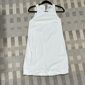 Jcrew white denim dress
